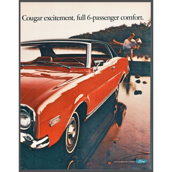 1968 Mercury Montego Hardtop 2 Page Vintage Print Ad Lake Forest Wall Art Decor - Picture 3 of 3